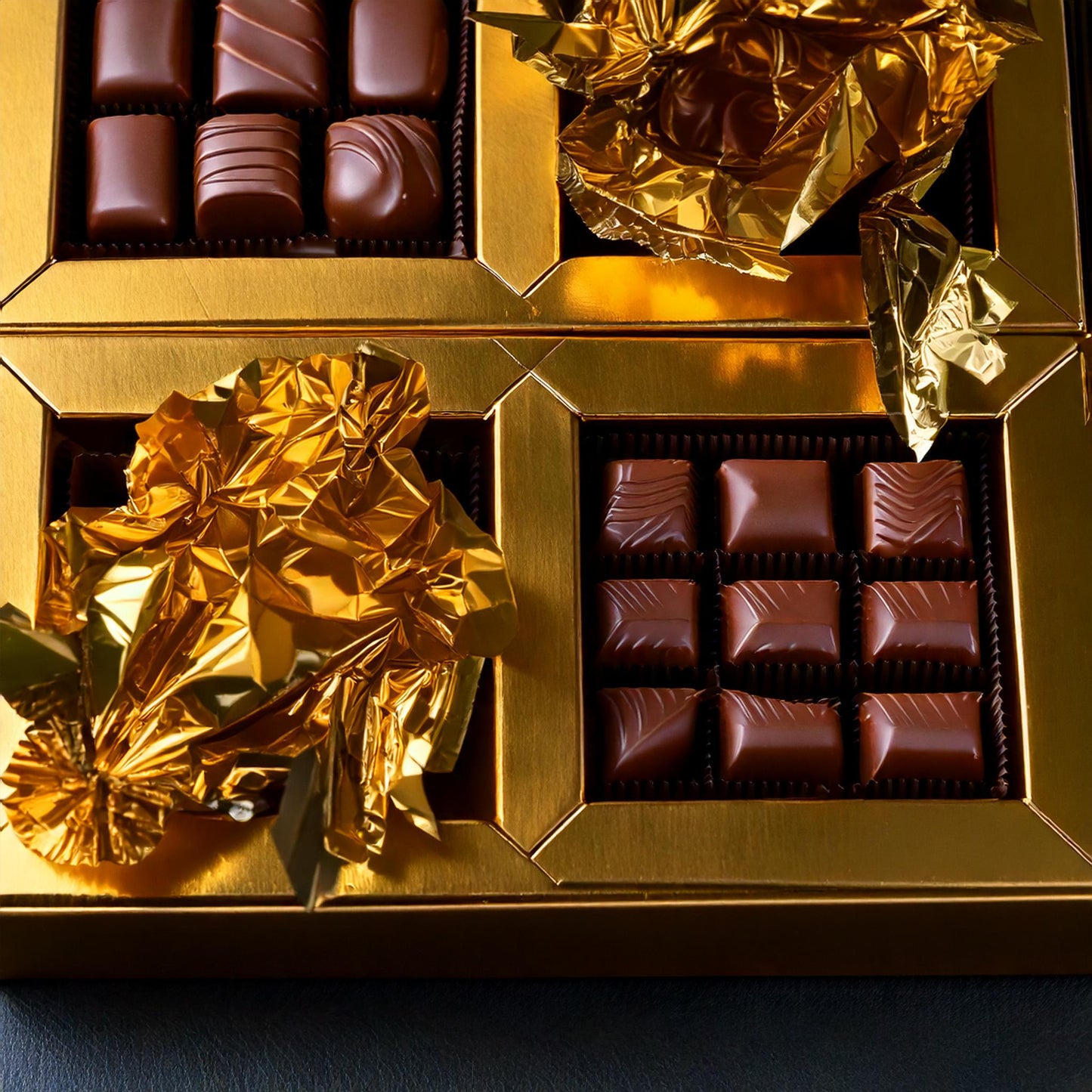 Assorted Chocolates Gift Box – 40-42 Pieces per box, Mixed Flavors (Strawberry, Spicy Sweet, Citrus Orange, Paan) FREE SHIPPING