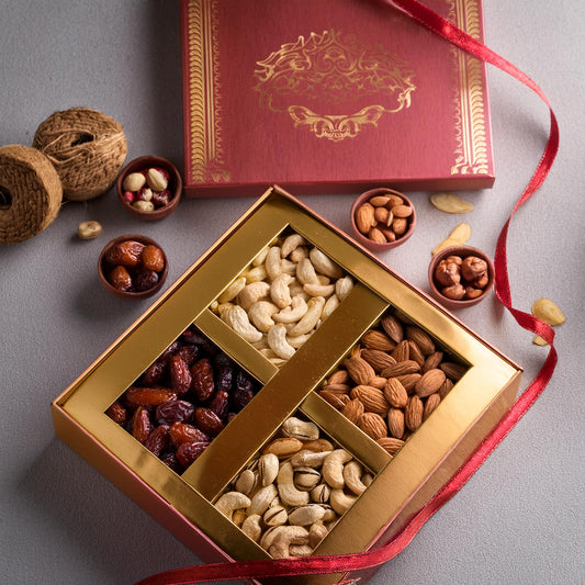 Diwali Gift Box – Cashews, Almonds, Pistas, Cranberries